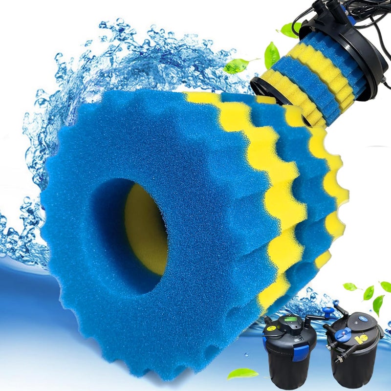 PurifyLogix Replacement Sponge Filter Media Pad Compatible with VIVOHOME Grech Pond Bio Pressure Filter Foam Koi Fish, Sponge for VIVOGROW Pressurized Biological Pond (1580/1840 GPH) - Image 1